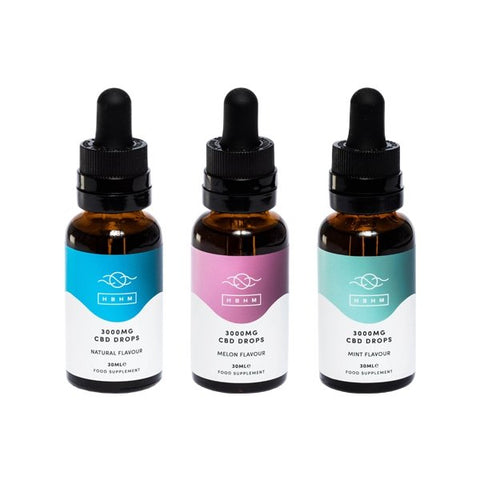 HBHM 3000mg CBD MCT Oil Bundle - 30ml - Associated CBD