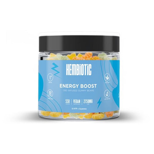 Hembiotic 2750mg Bulk CBD Gummy Bears - 550g - Associated CBD