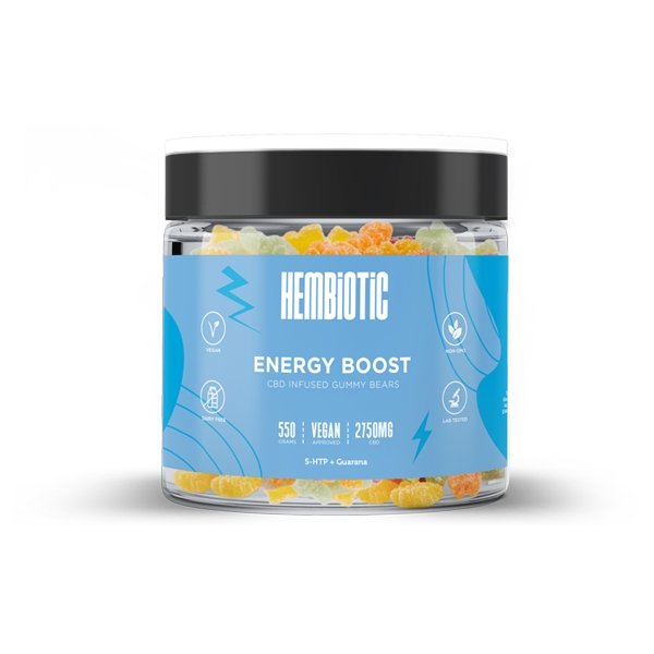 Hembiotic 2750mg Bulk CBD Gummy Bears - 550g - Associated CBD