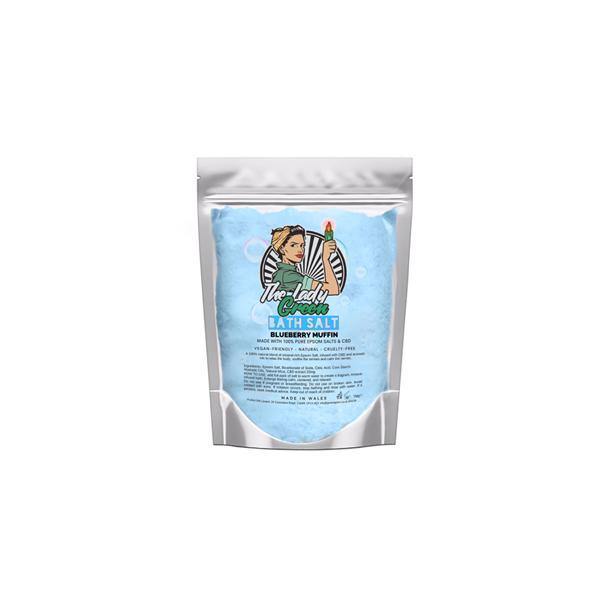 Lady Green 20mg CBD Blueberry Muffin Bath Salts - 150g - Associated CBD