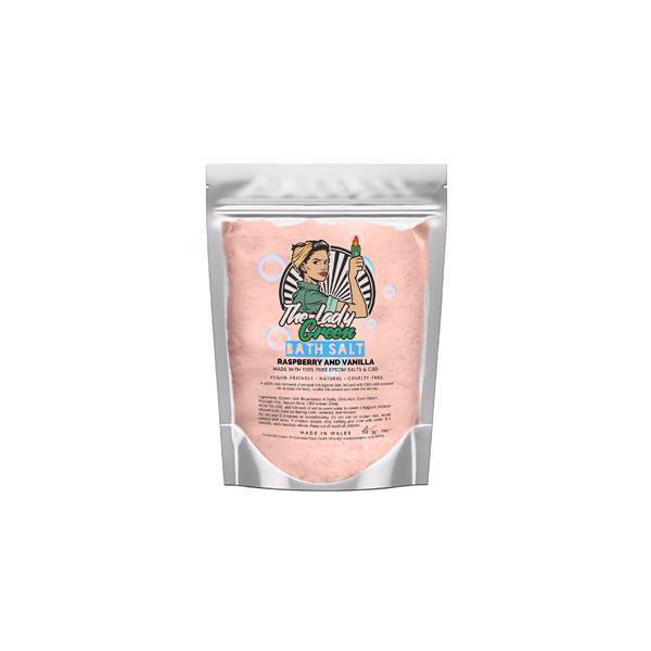 Lady Green 20mg CBD Raspberry & Vanilla Bath Salts - 150g - Associated CBD