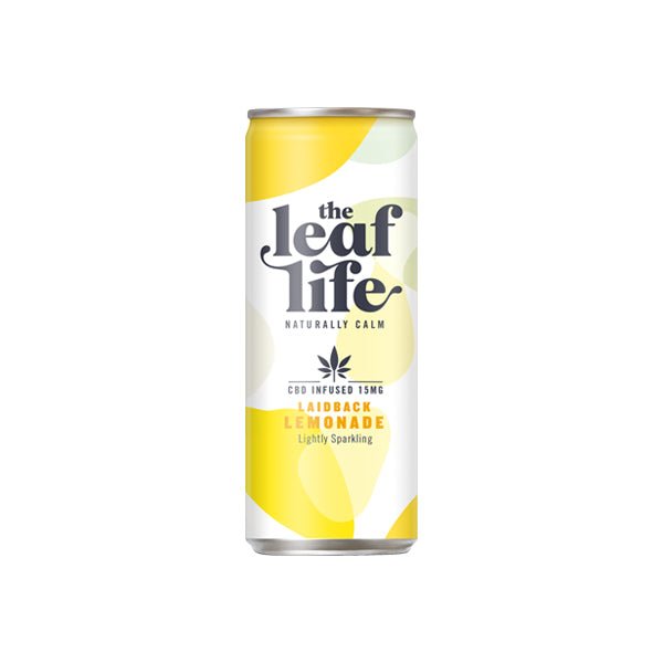 Leaf Life 15mg CBD Laidback Lemonade Soft Drink 250ml - Associated CBD
