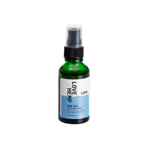 Love Hemp 1200mg Peppermint 4% CBD Oil Spray - 30ml