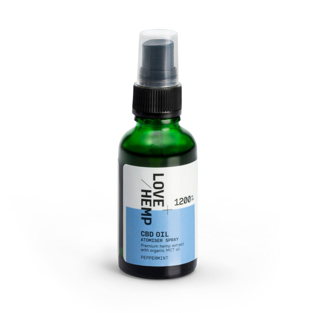 Love Hemp 1200mg Peppermint CBD Spray - 30ml - Associated CBD