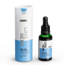 Load image into Gallery viewer, Love Hemp 6000mg Peppermint CBD Oil - 30ml - Associated CBD
