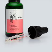 Load image into Gallery viewer, Love Hemp 600mg Wild Cherry CBD OIl - 30ml - Associated CBD
