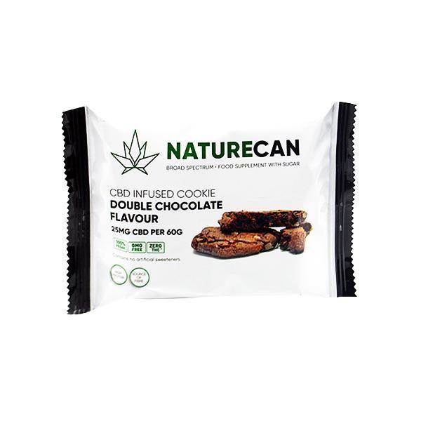 Naturecan 25mg CBD Double Chocolate Cookie 60g - Associated CBD