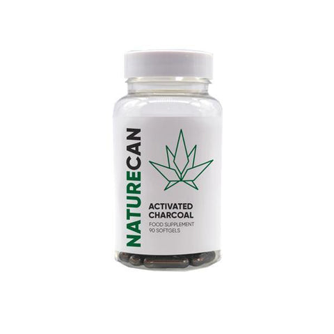 Naturecan Activated Charcoal Capsules - 90 Caps - Associated CBD