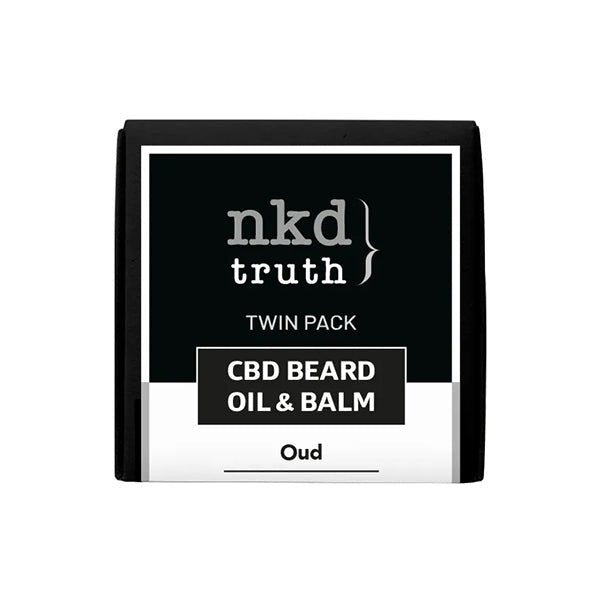 NKD 150mg CBD Twin Pack OUD Beard Oil and balm (BUY 1 GET 1 FREE) - Associated CBD
