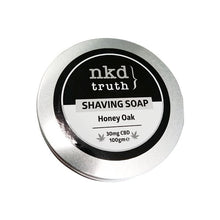 Load image into Gallery viewer, NKD 30mg CBD Speciality Shaving Soap 100g - Honey Oak (BUY 1 GET 1 FREE) - Associated CBD
