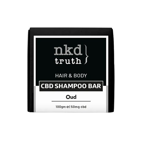 NKD 50mg CBD Speciality Body & Hair Shampoo Bar 100g - Oud (BUY 1 GET 1 FREE) - Associated CBD