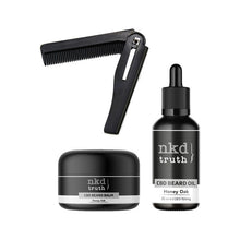 Load image into Gallery viewer, NKD CBD Infused Oil Balm &amp; Comb Gift Set - Associated CBD
