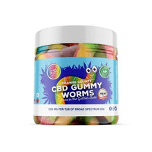 Load image into Gallery viewer, Orange County 1200mg CBD Gummy Worms - Small Pack - Associated CBD
