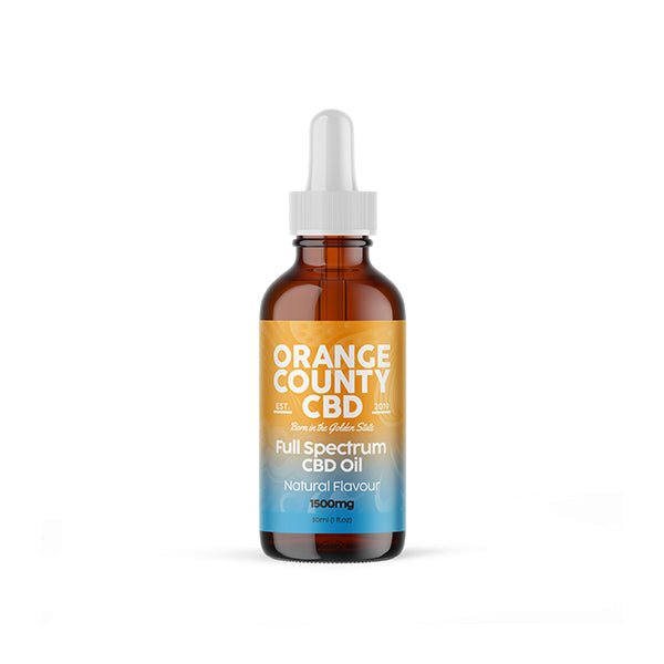 Orange County CBD 1500mg 30ml MCT Oil - Organic Coconut Oil - Associated CBD