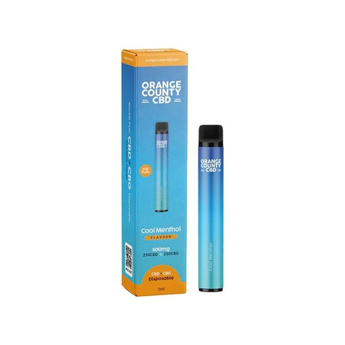 Orange County CBD 500mg CBD & CBG Disposable Vape Device 600 Puffs - Associated CBD