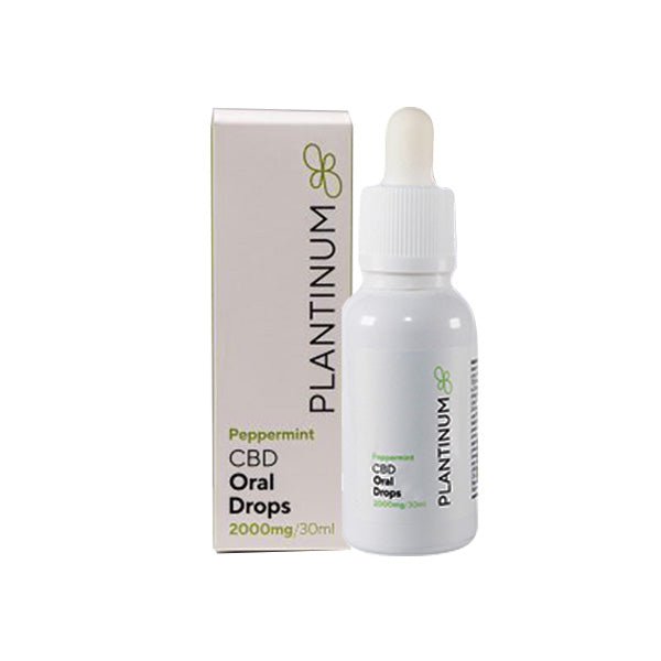 Plantinum CBD 2000mg CBD Peppermint Oral Drops - 30ml