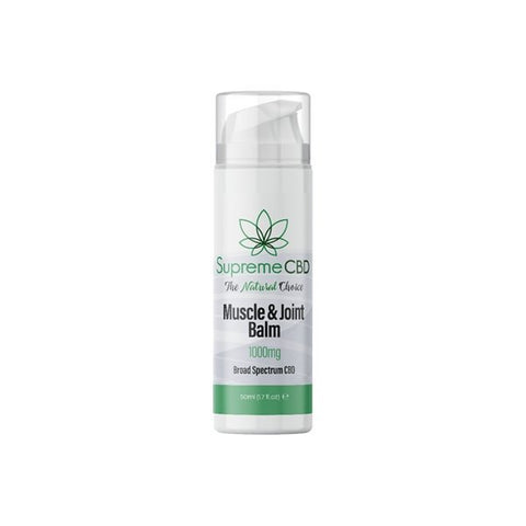 Supreme CBD 1000mg Board Spectrum CBD Deep Freeze Balm - 50ml - Associated CBD
