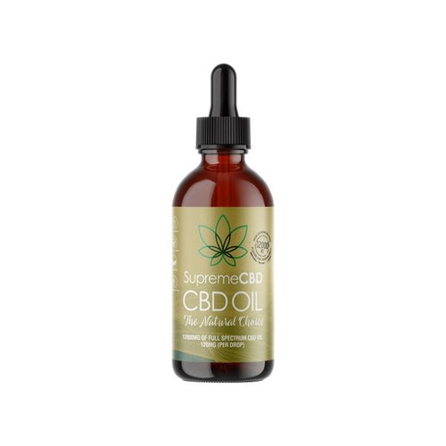 Supreme CBD 12000mg Full Spectrum CBD Tincture Oil - 100ml - Associated CBD