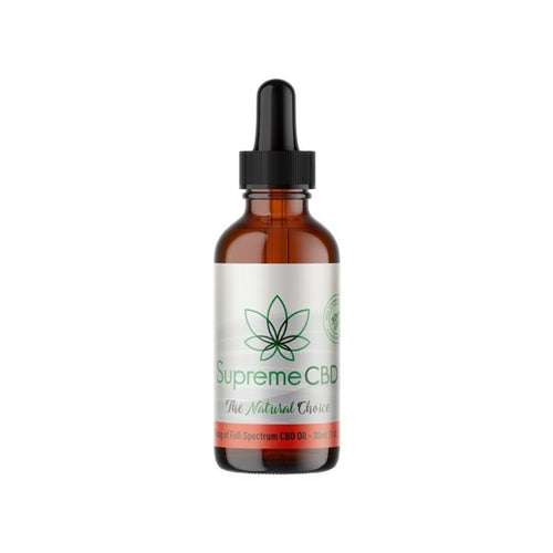 Supreme CBD 6000mg Full Spectrum CBD Tincture Oil - 30ml - Associated CBD