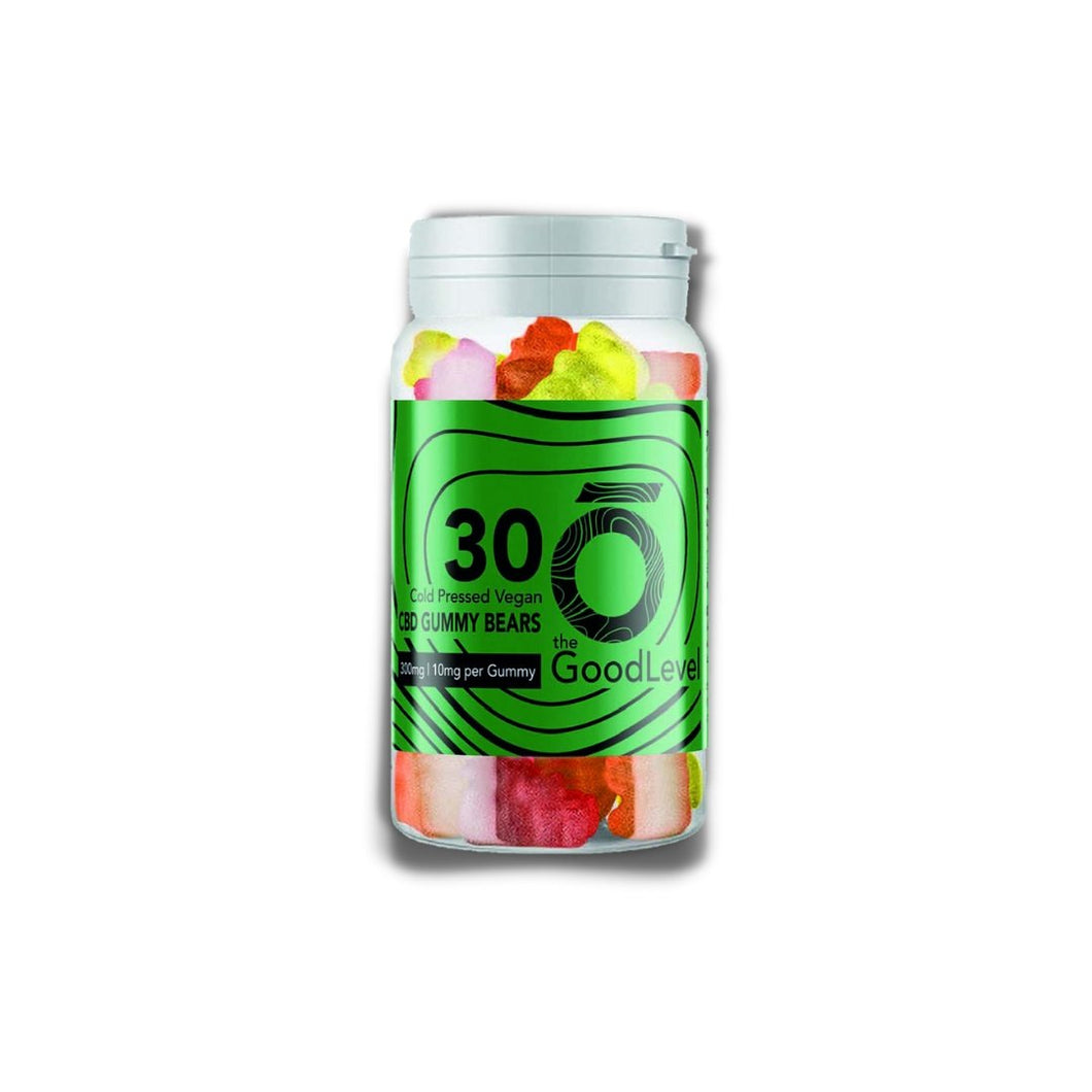 The Good Level 300mg Vegan CBD Gummy Bears - 30 pieces - Associated CBD