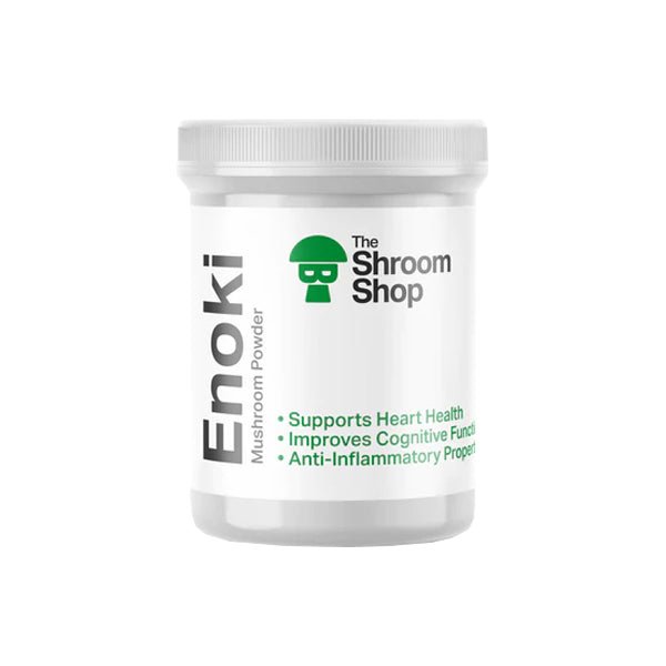 The Shroom Shop Enoki Mushroom 90000mg Powder - Associated CBD