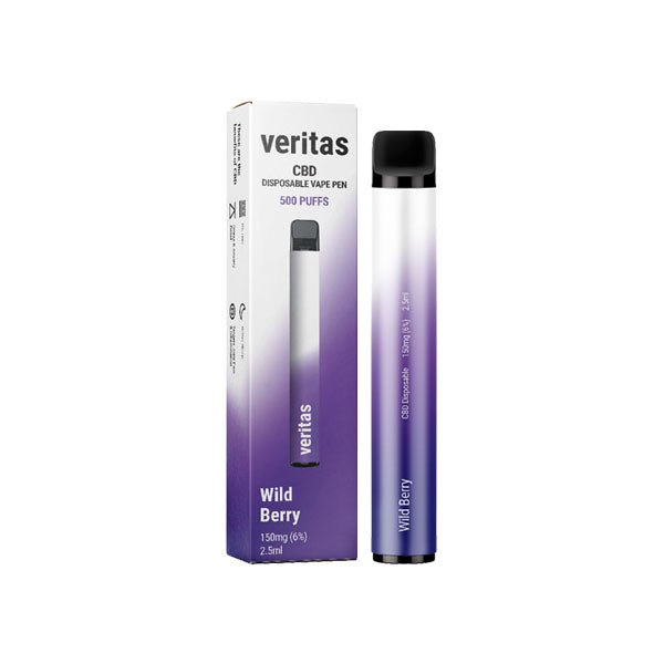 Veritas 150mg CBD Disposable Vape Pens 500 Puffs - Associated CBD