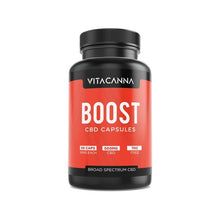 Load image into Gallery viewer, Vitacanna 500mg Broad Spectrum CBD Vegan Capsules - 50 Caps - Associated CBD
