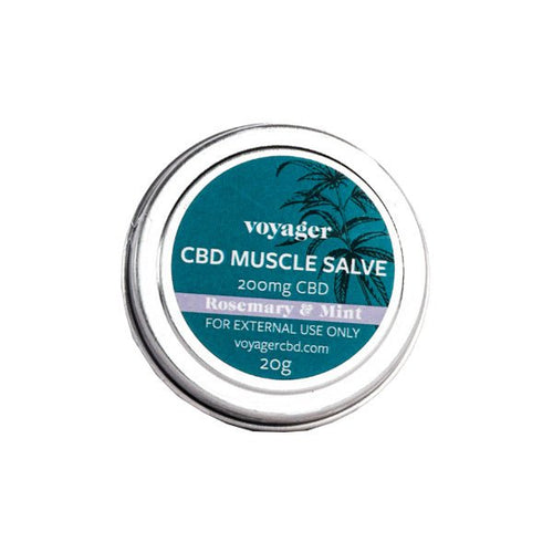 Voyager 200mg CBD Rosemary & Mint Muscle Salve - 20g - Associated CBD