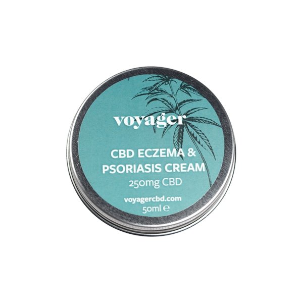 Voyager 250mg CBD Eczema & Psoriasis Cream - 50ml - Associated CBD