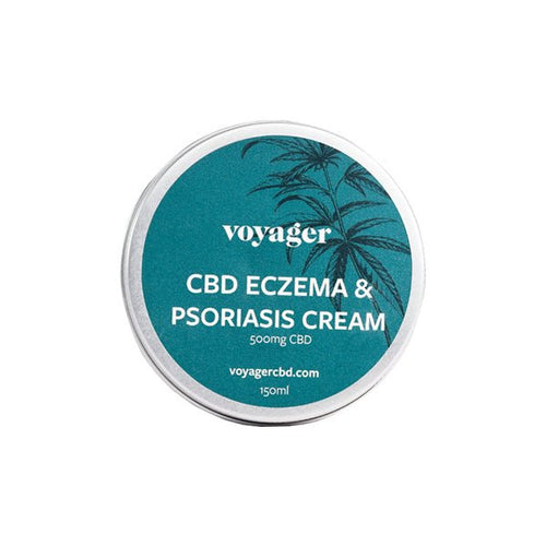 Voyager 500mg CBD Eczema & Psoriasis Cream - 150ml - Associated CBD