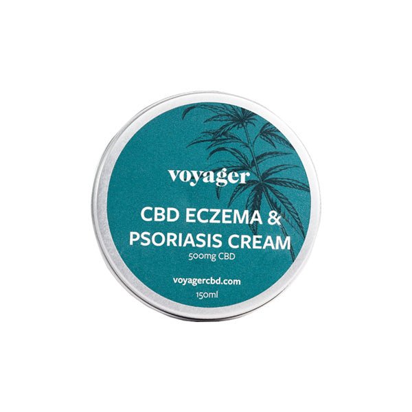 Voyager 500mg CBD Eczema & Psoriasis Cream - 150ml - Associated CBD