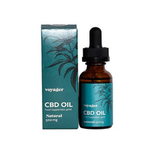 Load image into Gallery viewer, Voyager 500mg CBD Natural Oil - 30ml - Associated CBD

