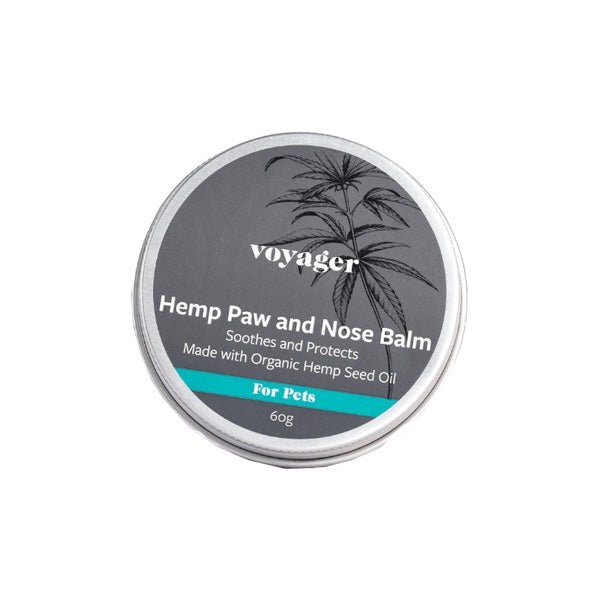 Voyager Pets Hemp Paw & Nose Balm - 60g - Associated CBD