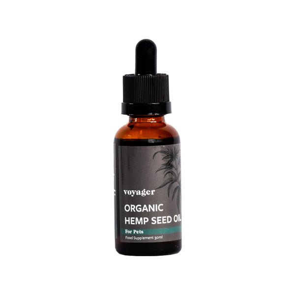 Voyager Pets Organic Hemp Seed Oil - 30ml - Associated CBD