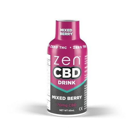 Zen 70mg CBD Drink - Mixed Berry - Associated CBD