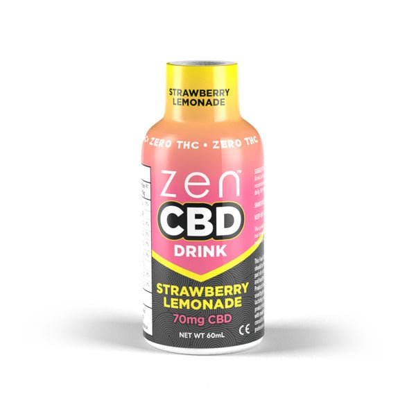Zen 70mg CBD Drink - Strawberry Lemonade - Associated CBD